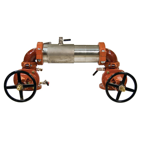Ames® 4" M200NA-OSY Maxim Double Check Valve Assembly, N Pattern, OSY Shutoff Valves, Bi-Link Check Valves