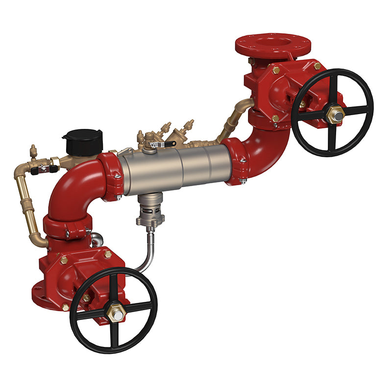 Ames® 2 1/2" C500Z-OSY-CFM  Colt Reduced Pressure Detector Assembly, Z Pattern, OSY Shutoff Valves, Link Check Modules, Cubic Feet Meter