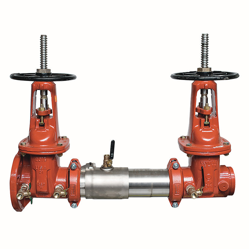 Ames®  2 1/2" C200-OSY-FXG Colt  Double Check Valve Assembly, OSY Shutoff Valves, Flanged Inlet x Grooved Outlet, Tri-Link Checks