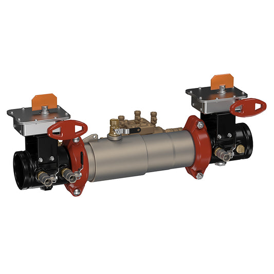 Ames® 8" C300-BFG-LM Colt Double Check Detector Assembly, Grooved Gear Butterfly Valves, Tri-Link Checks, Less Meter