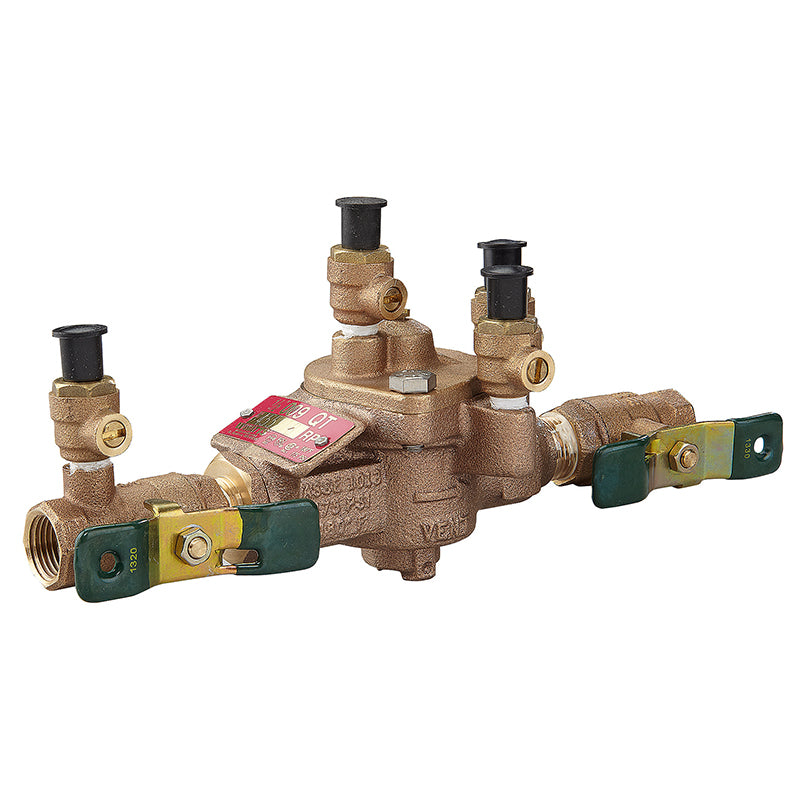 Watts® 3/8" LF009-QT Reduced Pressure Zone Assembly, Lead-Free, Quarter Turn Shutoff Valves