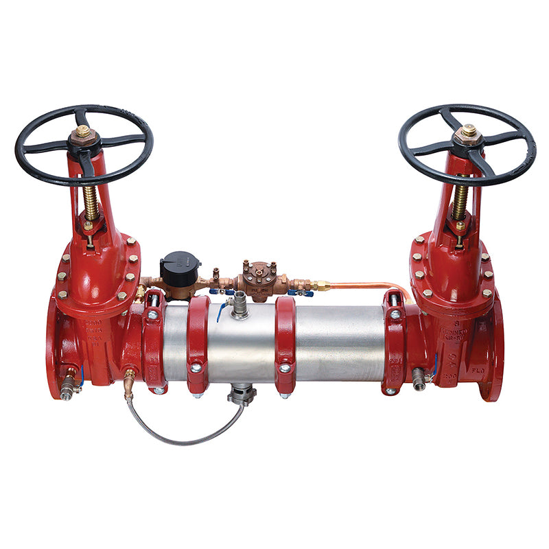 Ames® 3" LFC500-DOSY-C Colt Reduced Pressure Detector Assembly, Lead-Free, Domestic OSY Shutoff Valves, Link Check Modules, Cubic Feet Meter