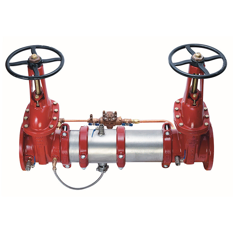 Ames® 8" LFC500-DOSY-LM Colt Reduced Pressure Detector Assembly, Lead-Free, Domestic OSY Shutoff Valves, Link Check Modules, Less Meter
