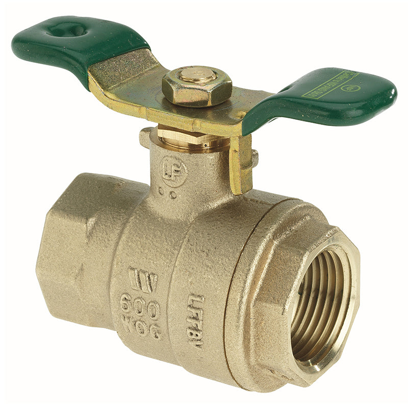 Ames® 3/4" LFAFBV-TH Lead-Free Ball Valve w/ Tee Handle
