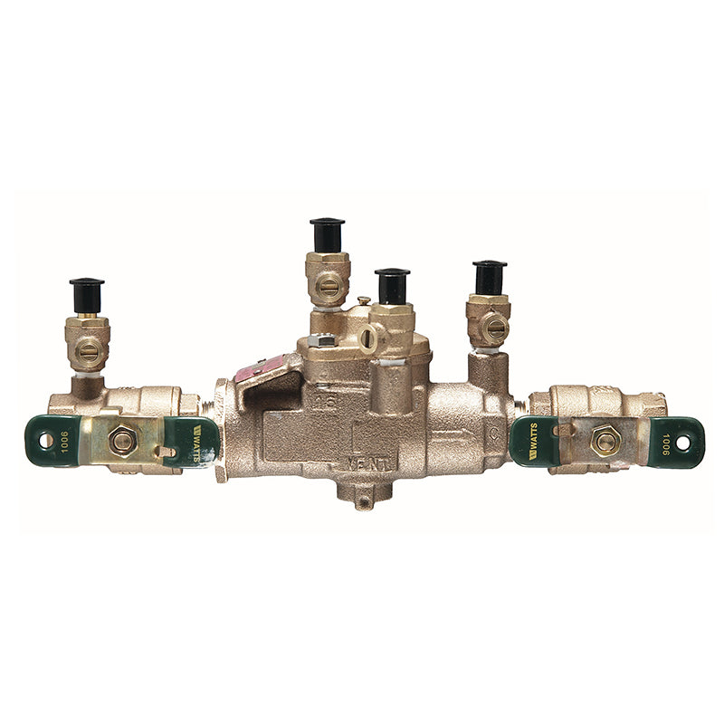 Ames® 3/4" 4000BM2 Bronze Reduced Pressure Zone Assembly w/ Quarter Turn Ball Valve Shutoff