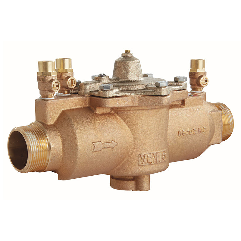 Ames® 1 1/2" 4000B-LBV Bronze Reduced Pressure Zone Assembly,  Less Ball Valve Shutoff