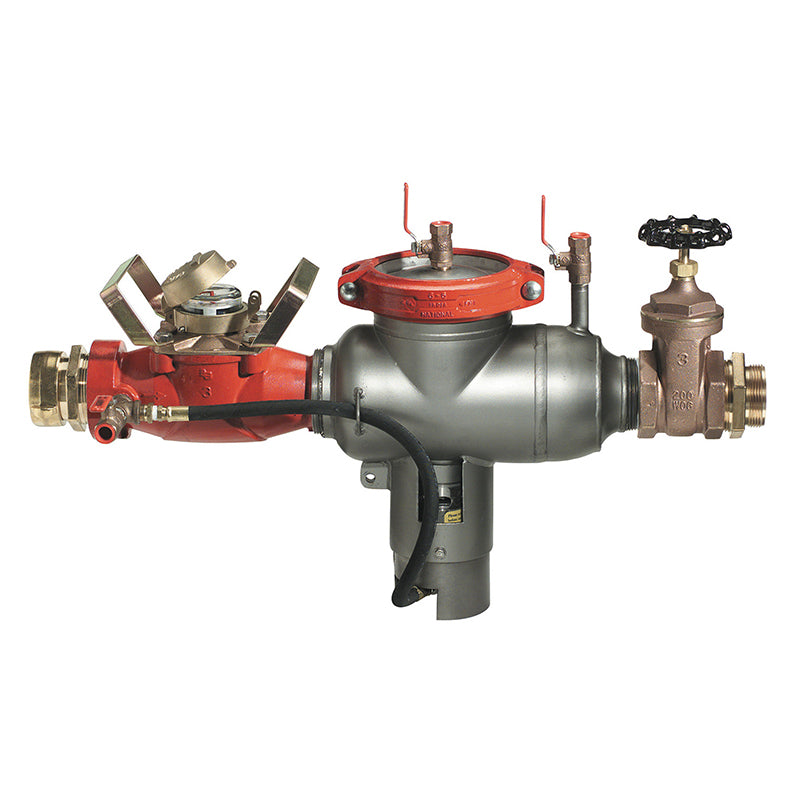 Watts® 2 1/2" to 7 NST x 3" 994HMB-CFM Portable Hydrant Backflow Preventer, Short Lay Length, Cubic Feet Meter