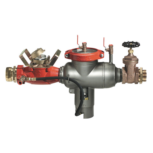 Watts® 2 1/2" to 7 NST x 3" 994HMB-CFM Portable Hydrant Backflow Preventer, Short Lay Length, Cubic Feet Meter