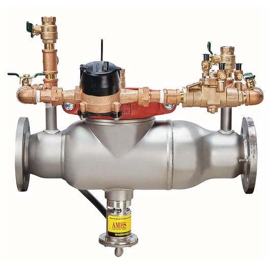 Watts® 8" 994RPDA-LF-CFM Reduced Pressure Detector Assembly, Short Lay Length, Less Shutoff, Cubic Feet Meter