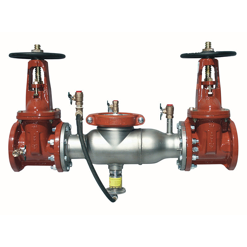 Watts® 4" SR994-OSY-SS Reduced Pressure Zone Assembly, OSY Shutoffs, Silicon Rubber Check Discs, Nuts And Bolts