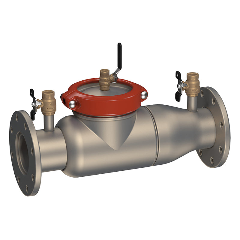 Ames® 4" 2000SSF-LG Double Check Valve Assembly,  Less Shutoffs, Fire Flow Switch Checks