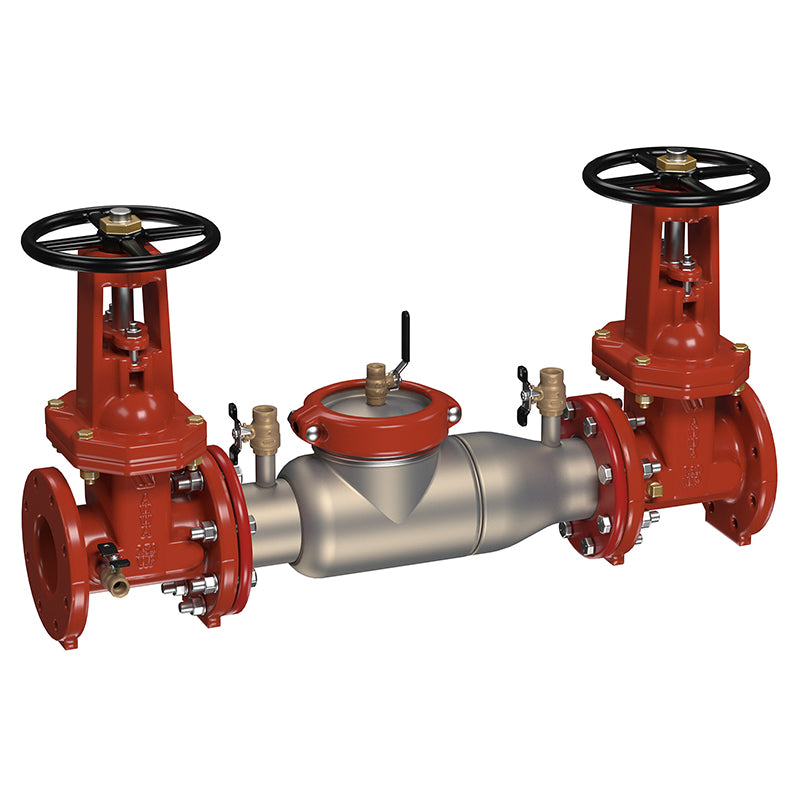 Ames® 4" 2000SSF-OSY  Double Check Valve Assembly,  OSY Shutoffs, Fire Flow Switch Checks