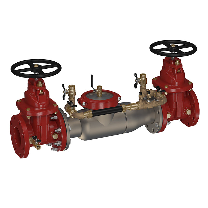 Ames® 2 1/2" 3000SS-NRS-LM Double Check Detector Assembly,  NRS Shutoffs, Cam-Check Valves, Less Meter