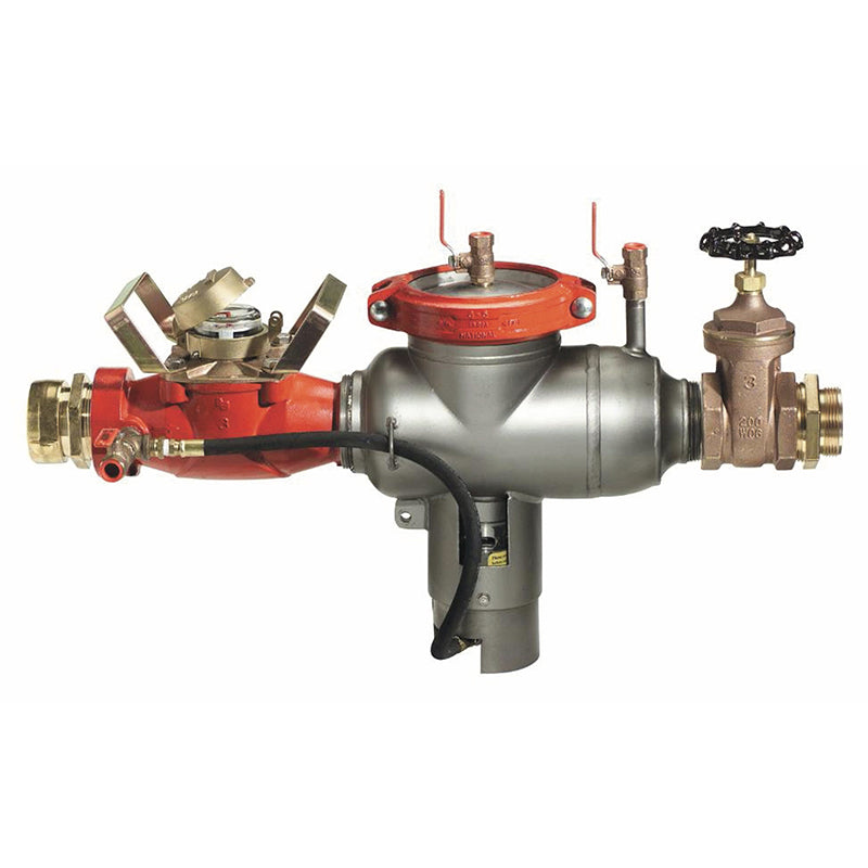 Ames® 2 1/2" 6000HMB-CFM Portable Hydrant Backflow Preventer, Meter Housing with Cubic Feet Meter