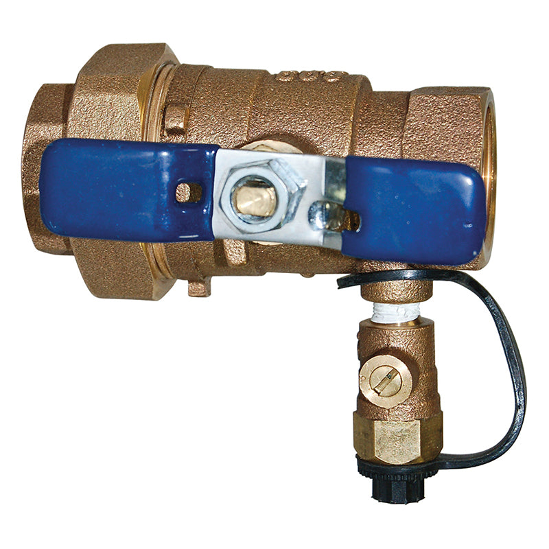Febco® 1/2" LF622UFT Lead-Free Full Port Tapped Union End Ball Valve