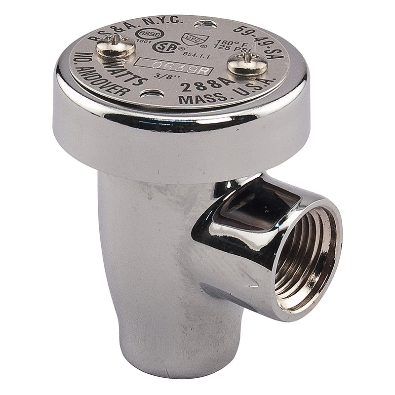 Watts® 3/4" LF288AC Anti-Siphon Vacuum Breaker, Lead-Free,  Polished Chrome Finish