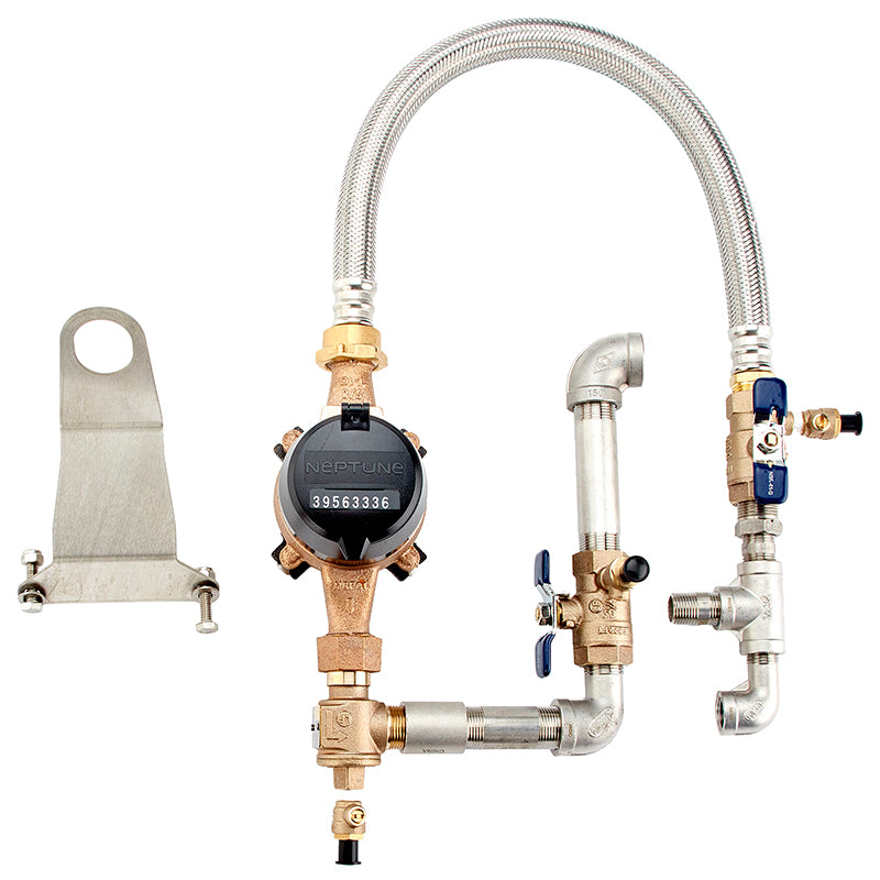 Febco® 2 1/2" - 3" LFFRK 876/86 BPC Type II Bypass Assembly Kit, Cubic Feet Meter