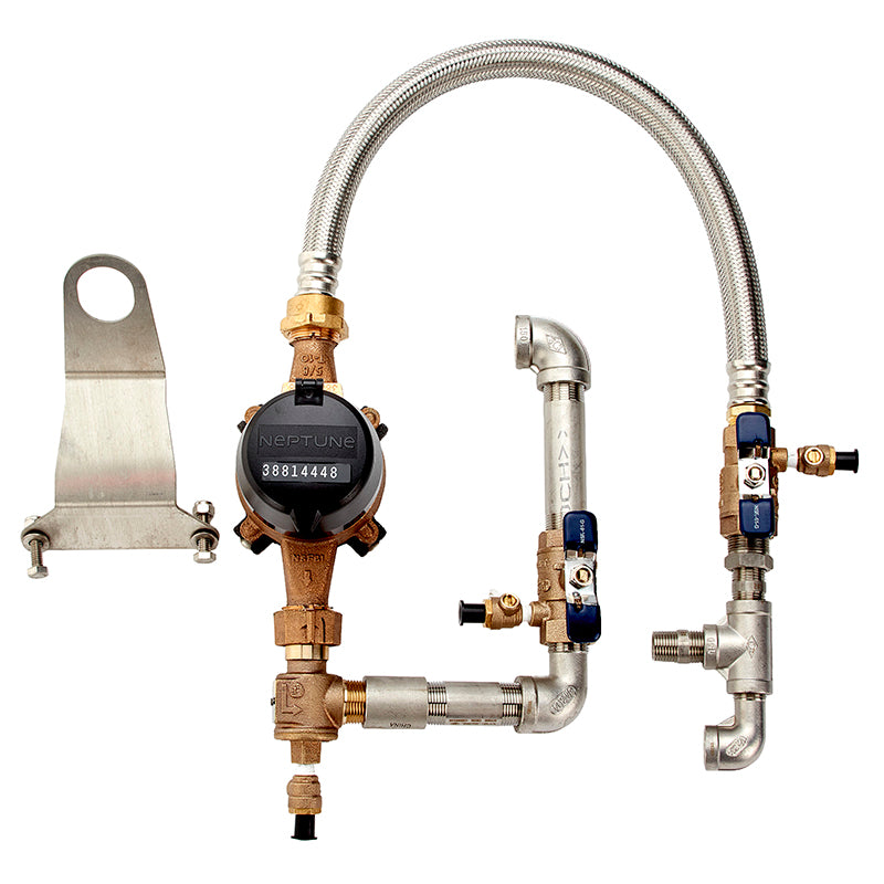 Febco® 2 1/2" - 3" LFFRK 876/86 BPG Type II Bypass Assembly Kit, Gallons/Minute Meter