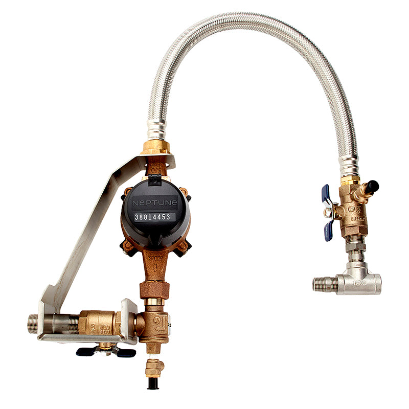 Febco® 2 1/2" - 4" LFFRK 856/66 BPG Type II Bypass Assembly Kit, Gallons/Minute Meter