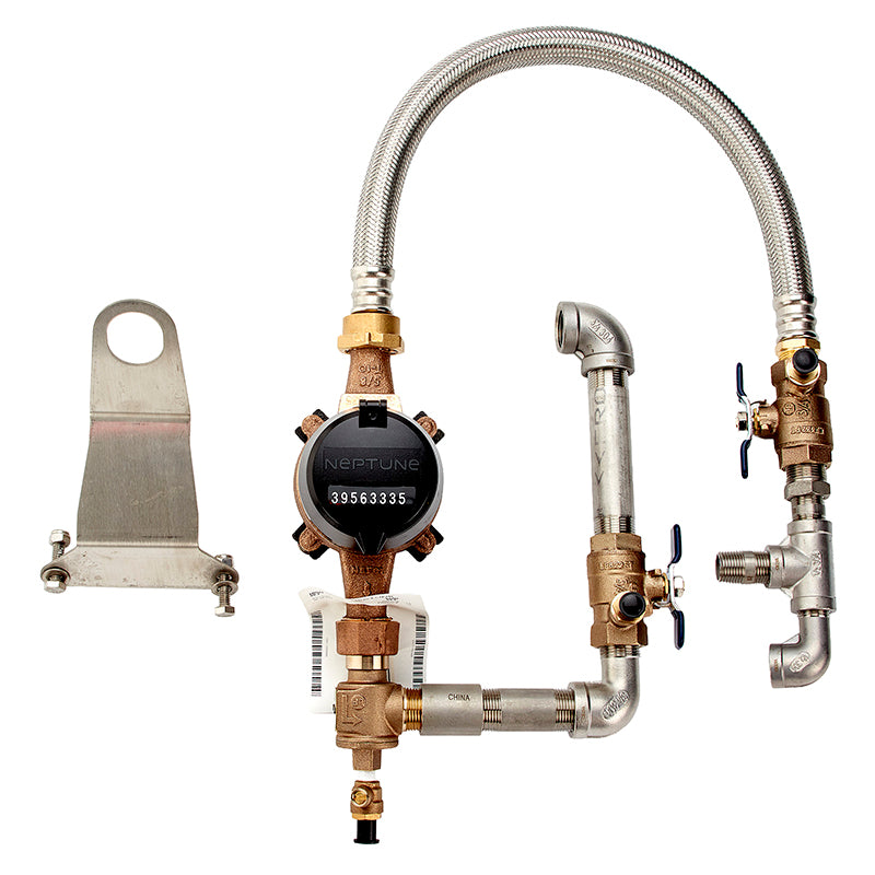 Febco® 4" LFFRK 876/86 BPC Type II Bypass Assembly Kit, Cubic Feet Meter