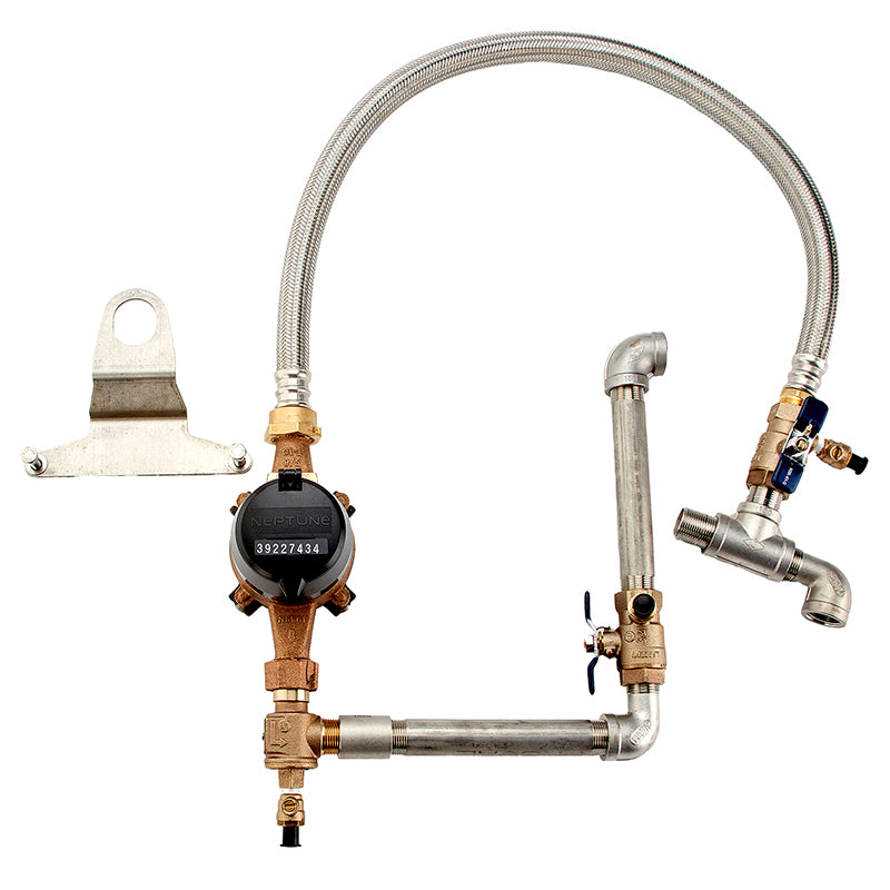 Febco® 10" LFFRK 876/86 BPC Type II Bypass Assembly Kit, Cubic Feet Meter