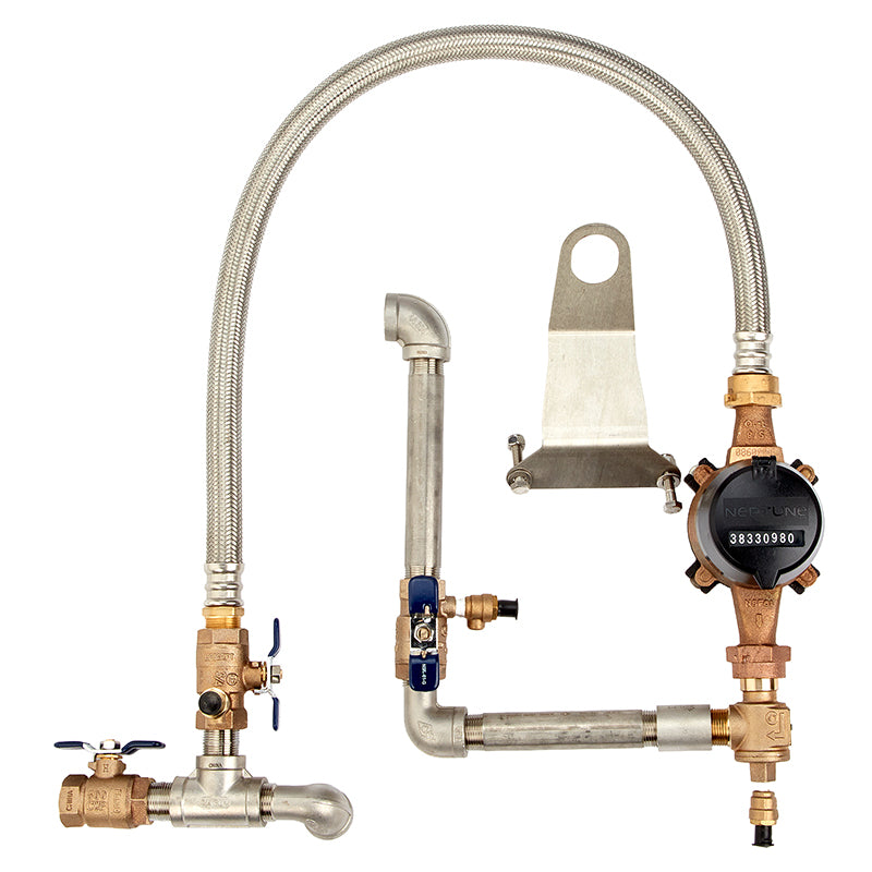 Febco® 8" LFFRK 876/86 BPG Type II Bypass Assembly Kit, Gallons/Minute Meter