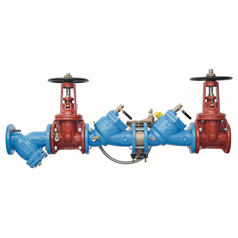 Watts® 3" LF909-OSY-S-FDA-FS Reduced Pressure Zone Assembly, Lead-Free, ArmorTek Coating, OSY Shutoff Valves, FDA Epoxy Coated Strainer, Flood Sensor