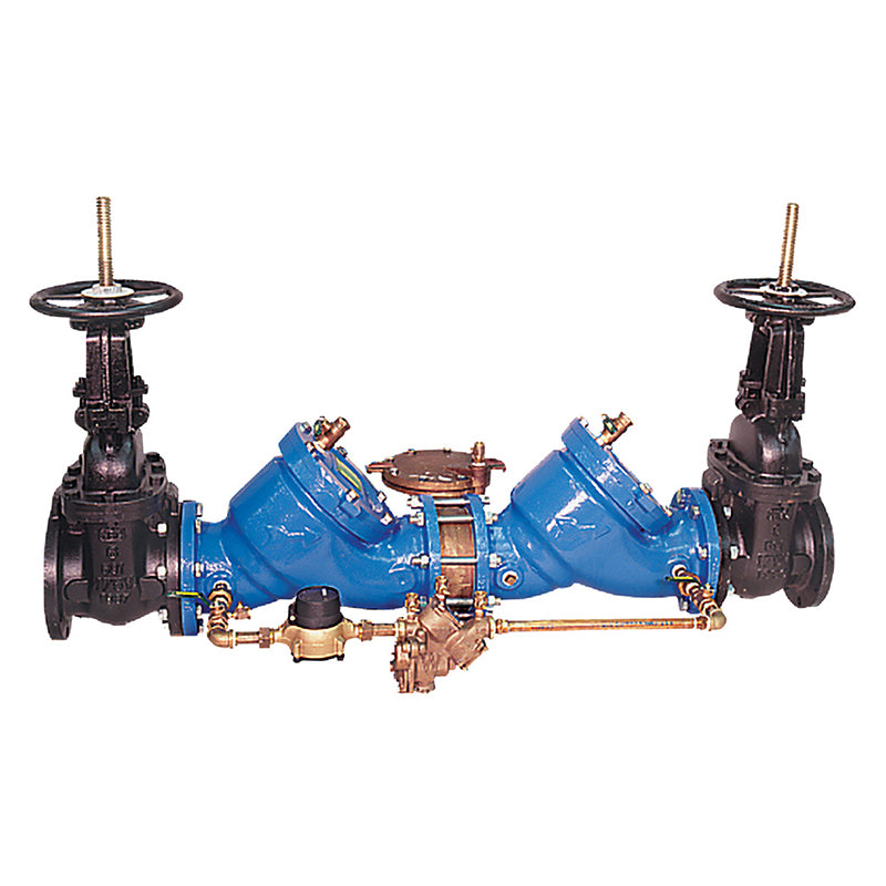 Watts® 8" 909RPDA-OSY-CFM-FS Reduced Pressure Detector Assembly, ArmorTek Coating, OSY Shutoff, Cubic Feet Meter, Flood Sensor