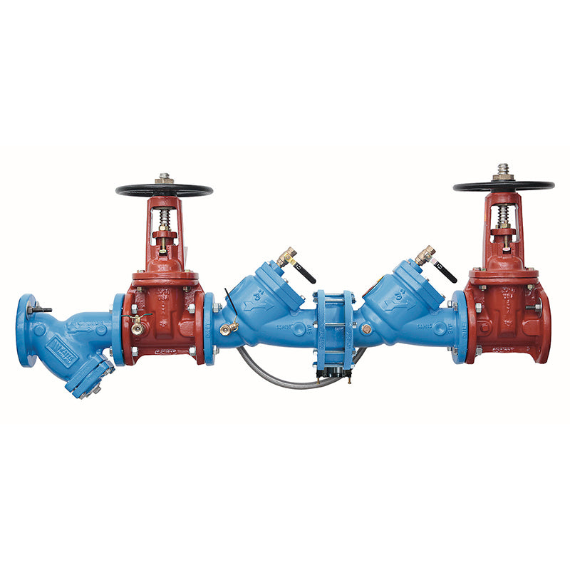 Watts® 10" LF909M1-OSY-S-FDA-FS Reduced Pressure Zone Assembly, Lead-Free, ArmorTek Coating, OSY Shutoff, FDA Epoxy Strainer, Flood Sensor