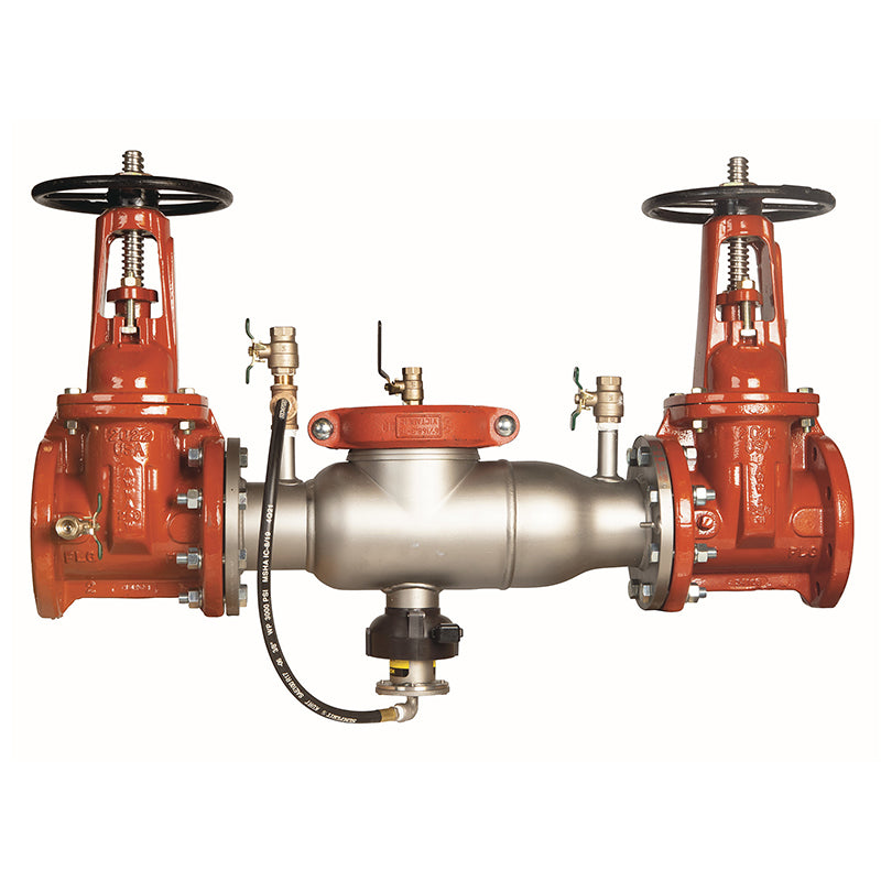 Ames® 6" 4000SS-OSY-FS Reduced Pressure Zone Assembly, OSY Shutoffs, Cam-Check Valves, Backflow Flood Sensor
