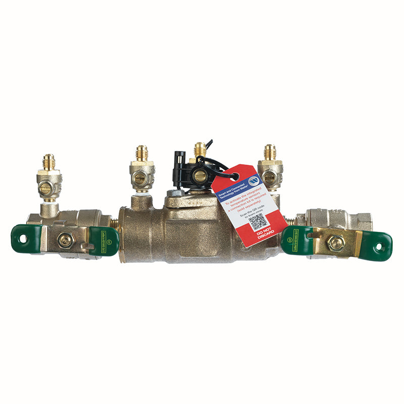 Watts® 3/4" 007M3-QT-FZ Bronze Double Check Valve Assembly, Quarter Turn Shutoff, Single Top Entry, Freeze Sensor