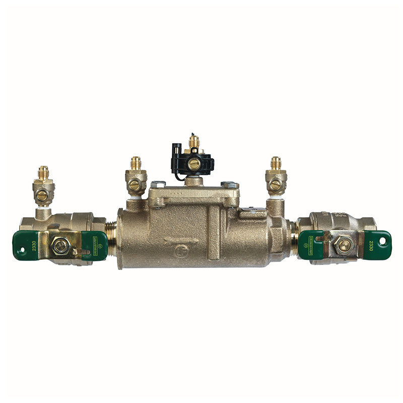 Watts® 1" 007M1-QT-FZ Bronze Double Check Valve Assembly, Quarter Turn Shutoff, Single Top Entry, Freeze Sensor