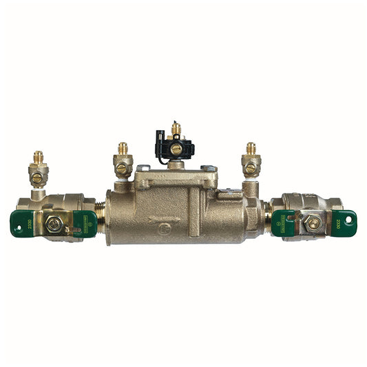 Watts® 1" 007M1-QT-SH-FZ Bronze Double Check Valve Assembly,  Quarter Turn Shutoff, Stainless Steel Handle, Single Top Entry, Freeze Sensor