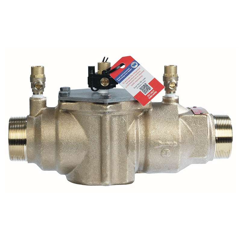 Watts® 2" LF007M1-FZ Double Check Valve Assembly, Lead-Free, Less Shutoff, Single Top Entry, Freeze Sensor