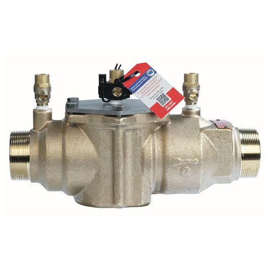 Watts® 2" LF007M1-FZ Double Check Valve Assembly, Lead-Free, Less Shutoff, Single Top Entry, Freeze Sensor