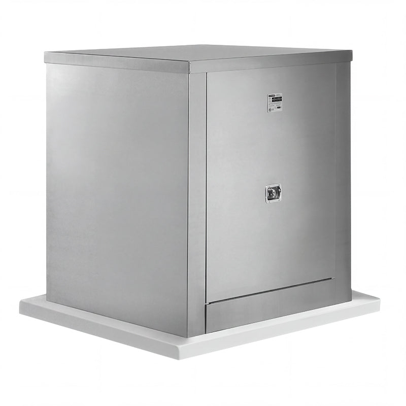 Safe-T-Cover™ Standard Enclosure w/ Heater, Lift Up Roof, 48"L x 56"H x 64"W, Slate Gray