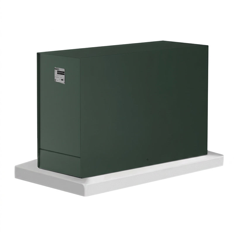 Safe-T-Cover™ Standard Enclosure w/ Heater, Lift Off Design, 43"L x 29"H x14"W, Hartford Green