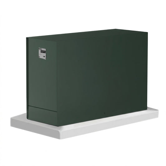 Safe-T-Cover™ Standard Enclosure w/ Heater, Lift Off Design, 43"L x 29"H x14"W, Hartford Green