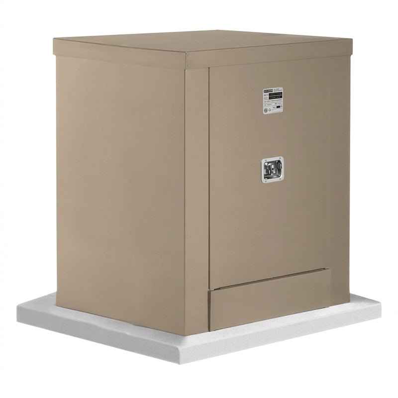 Safe-T-Cover™ Standard Enclosure w/ Heater, 2 Door, 48"L x 40"H x 30"W, Sierra Tan