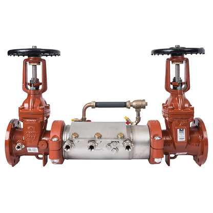 Deringer 4" D-4030GX-LM Double Check Detector Assembly, Low Head Loss, OSY Shutoffs, Grooved Ends, Dual-Action Checks, Less Meter