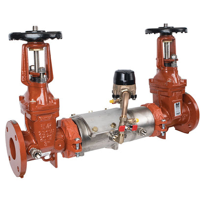 Deringer 3" D-3030G-CFM Double Check Detector Assembly, OSY Shutoff Valves, Grooved End Connections, Dual-Action Checks, Cubic Feet Meter