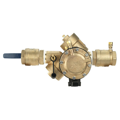 Febco® 1 1/4" 825Y-QT-FS Reduced Pressure Zone Assembly, Y Pattern, Quarter Turn Shutoff, Flood Sensor