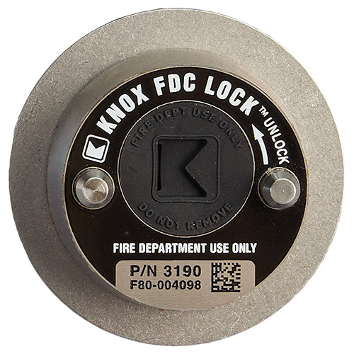 Knox Box FDC Lock 1 1/2" Male NH/NST Locking Cap