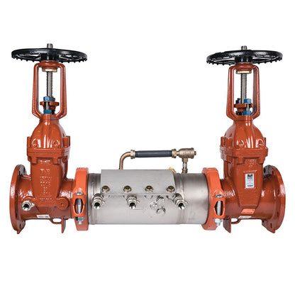 Deringer 6" D-6030GX-LM Double Check Detector Assembly, Low Head Loss, OSY Shutoffs, Grooved Ends, Dual-Action Checks, Less Meter