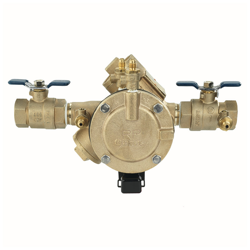 Febco® 1" 825Y-QT-FS Reduced Pressure Zone Assembly, Y Pattern, Quarter Turn Shutoff, Flood Sensor