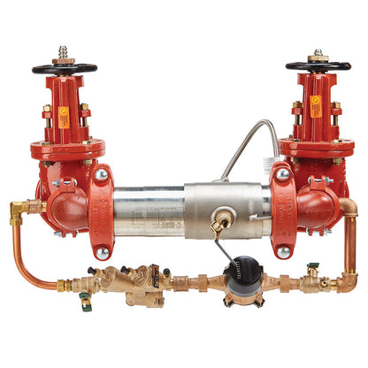 Watts® 3" 957NRPDA-OSY-CFM Reduced Pressure Detector Assembly, N Pattern, OSY Shutoff Valves, Cubic Feet Meter