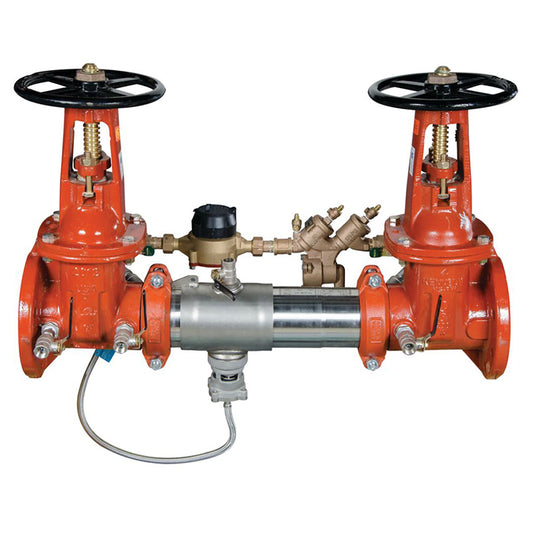 Watts® 2 1/2" 957-RPDA-OSY-CFM Reduced Pressure Detector Assembly, OSY Shutoff Valves, Cubic Feet Meter