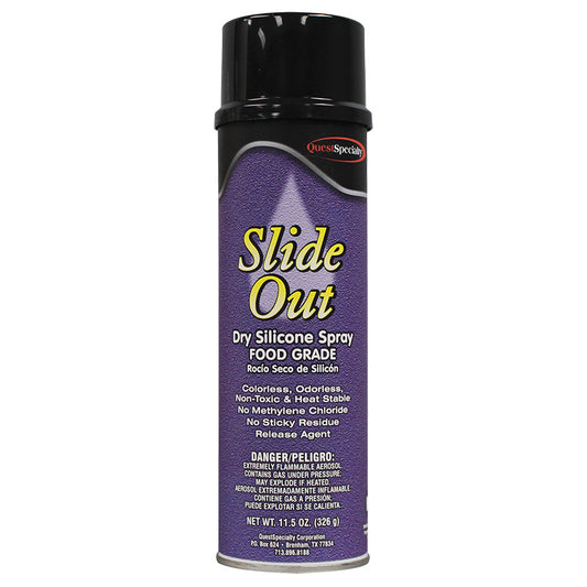 QuestSpecialty® Slide Out Dry Silicone Spray (Food Grade)