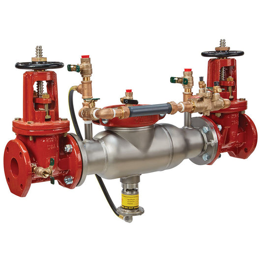 Ames 6" 5000SS-OSY-CFM Reduced Pressure Detector Assembly, OSY Shutoffs, Cam-Check Valves, Cubic Feet Meter
