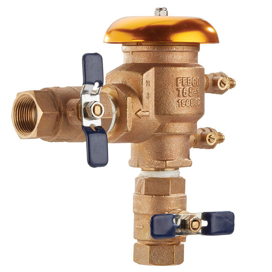Febco 1" 765-QT PVB Pressure Vacuum Breaker, Quarter Turn Shutoffs